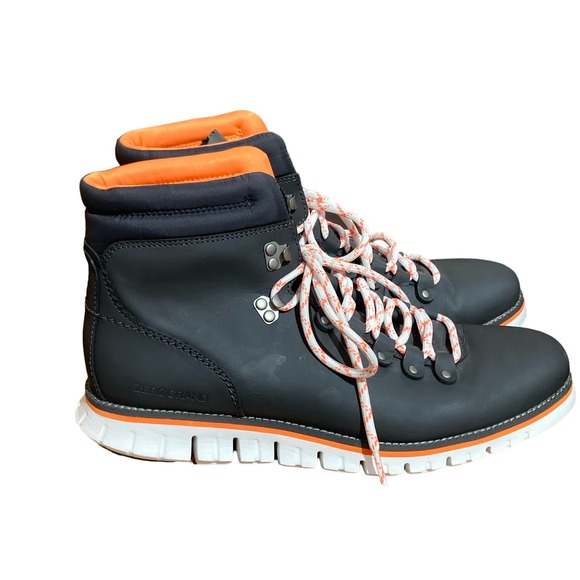 Cole Haan Men's Zerogrand Boot men's size 10 NEW Casual Hiker Waterproof Blue - Picture 10 of 11
